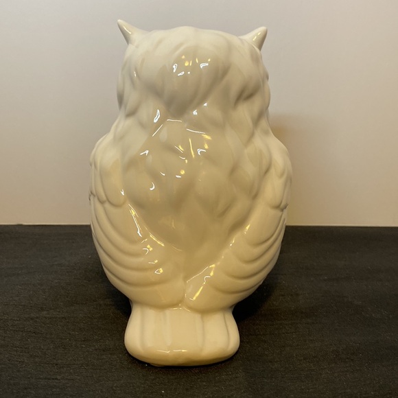 White Ceramic Owl - Picture 3 of 8